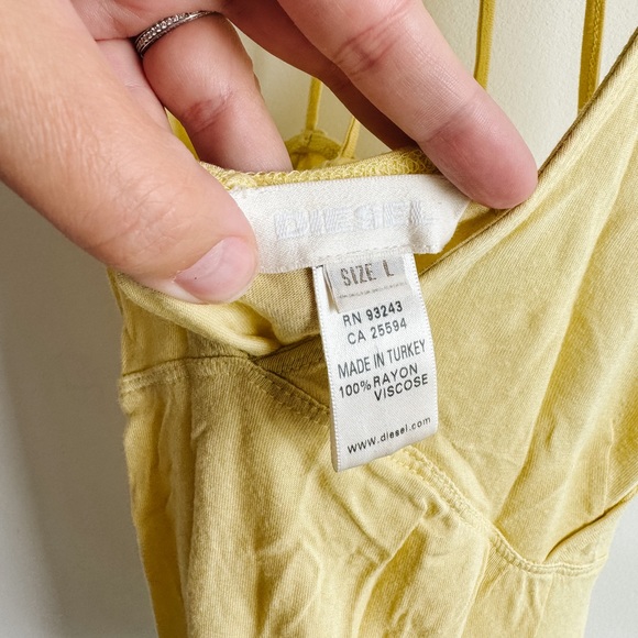 Yellow Diesel Racerback Tank Top - Picture 5 of 5